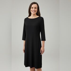 Effortless Style by Citiknits Black Midi Dress | Size M